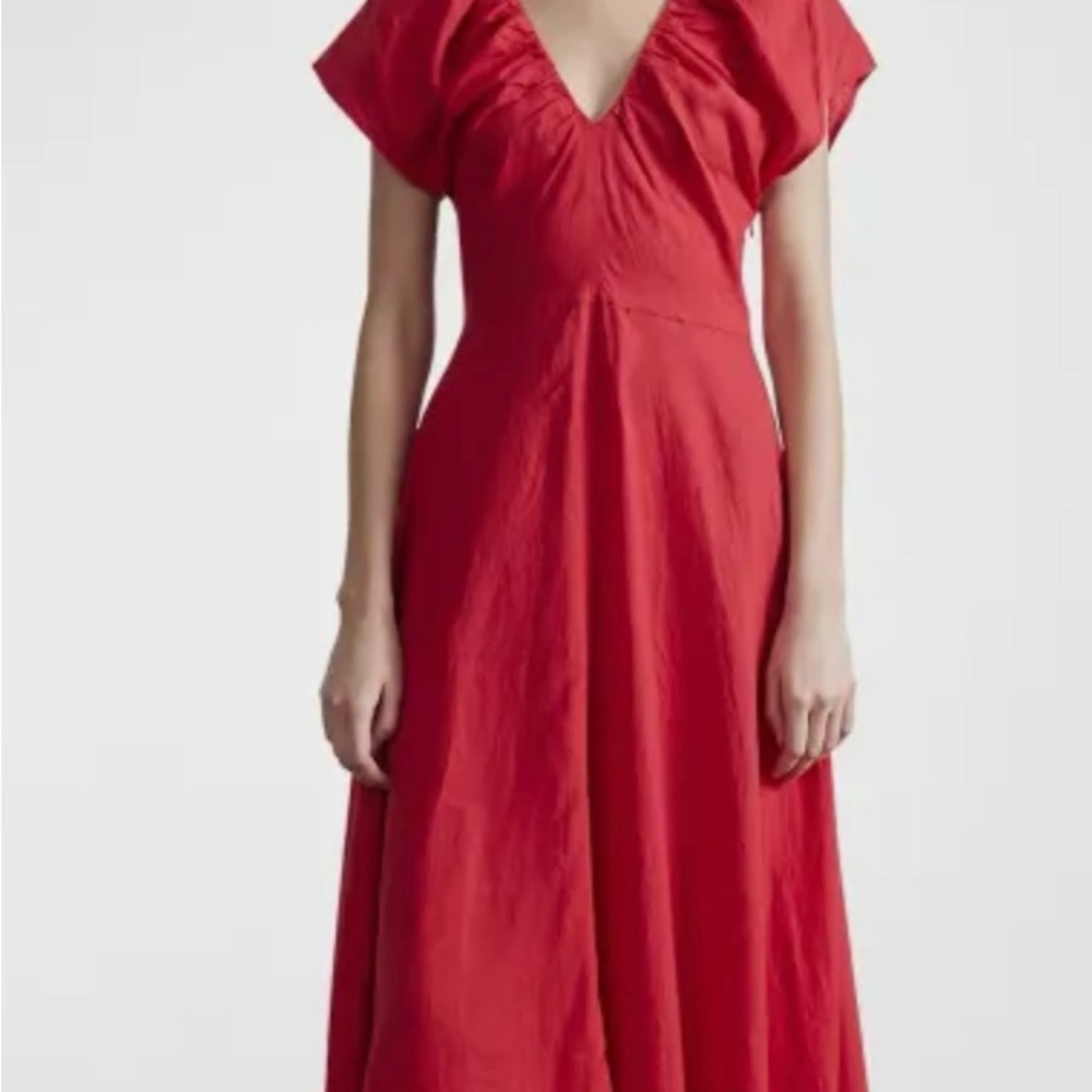 Apiece Apart Vibrant Red Maxi Dress